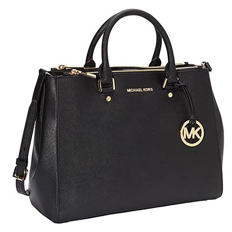 michael kors sutton lg satchel black|Michael Kors women's satchel.